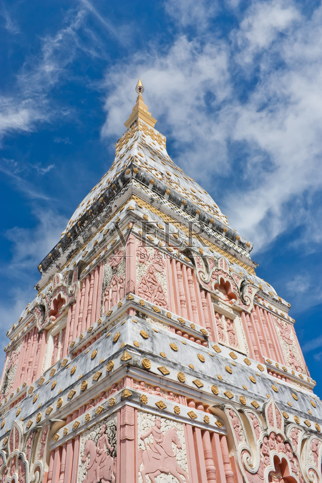 泰国的粉红宝塔照片摄影图片