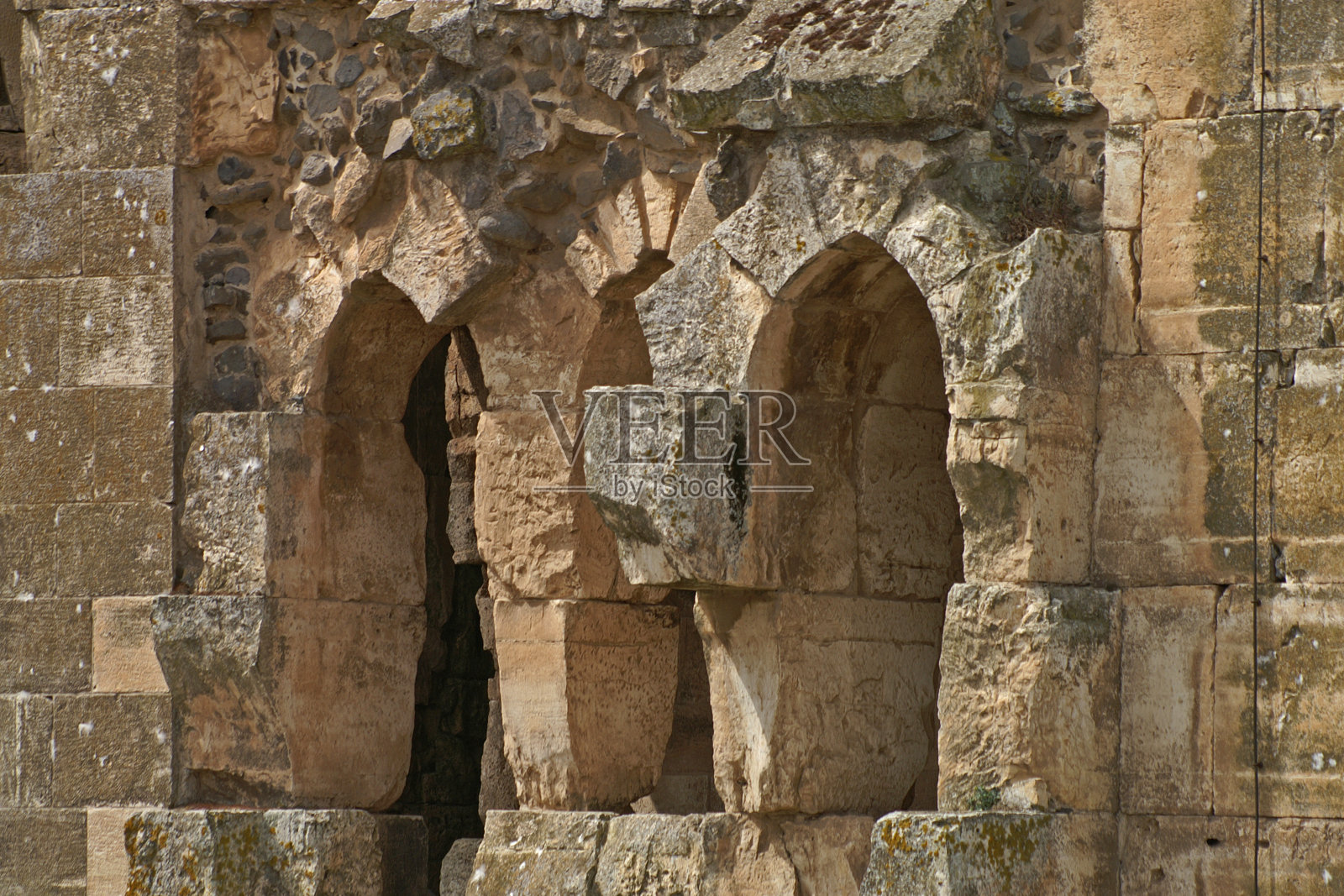 叙利亚的骑士堡的细节照片摄影图片