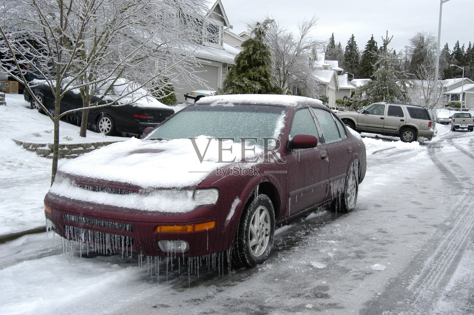 冰的车照片摄影图片