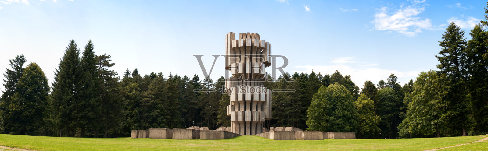 Kozara markovica山纪念碑全景照片摄影图片