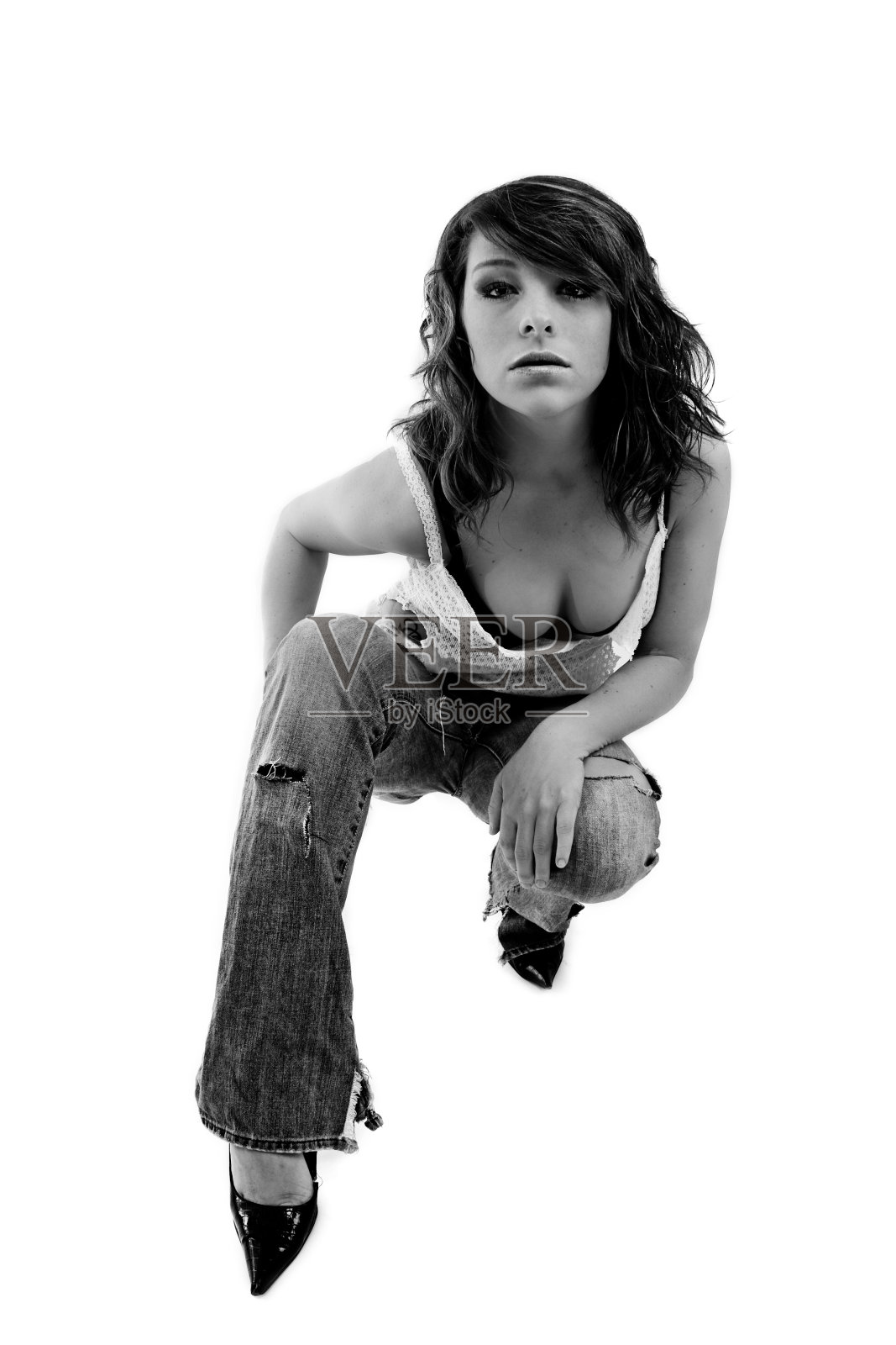 有吸引力的年轻女子照片摄影图片