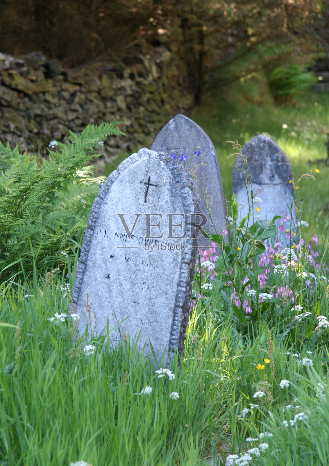 古老的墓地照片摄影图片