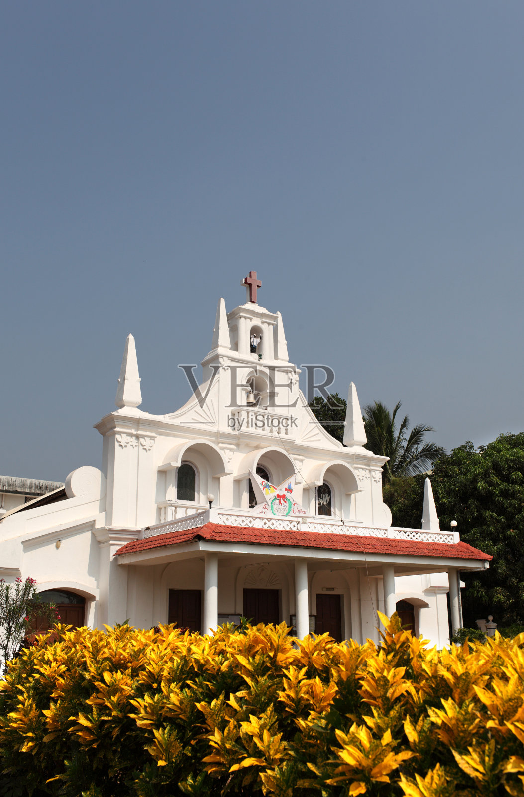 果阿的教堂照片摄影图片