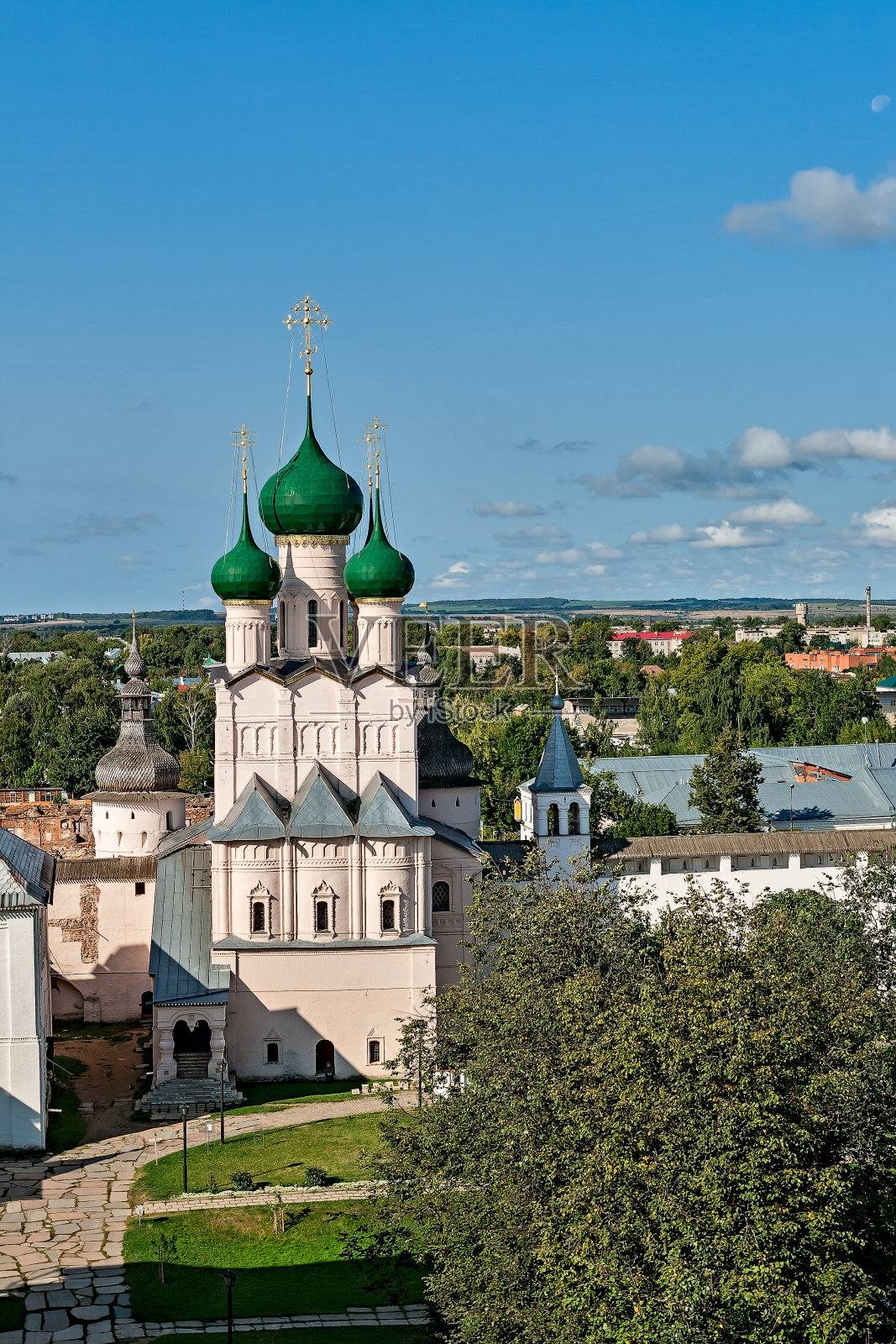 俄罗斯的金戒指。照片摄影图片