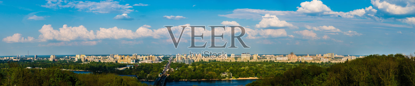 基辅全景。从高处看。乌克兰照片摄影图片