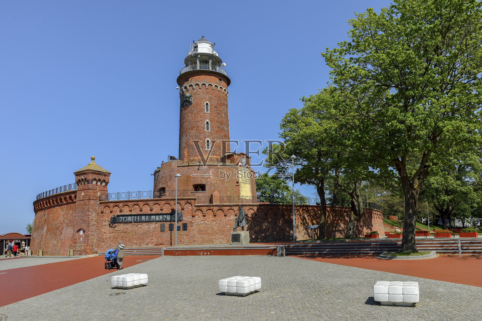 波兰科沃布热格灯塔,欧洲景观照片摄影图片