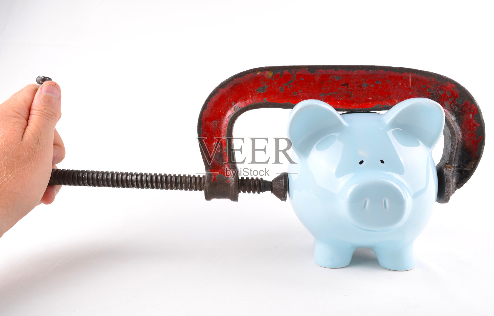 收紧储蓄照片摄影图片