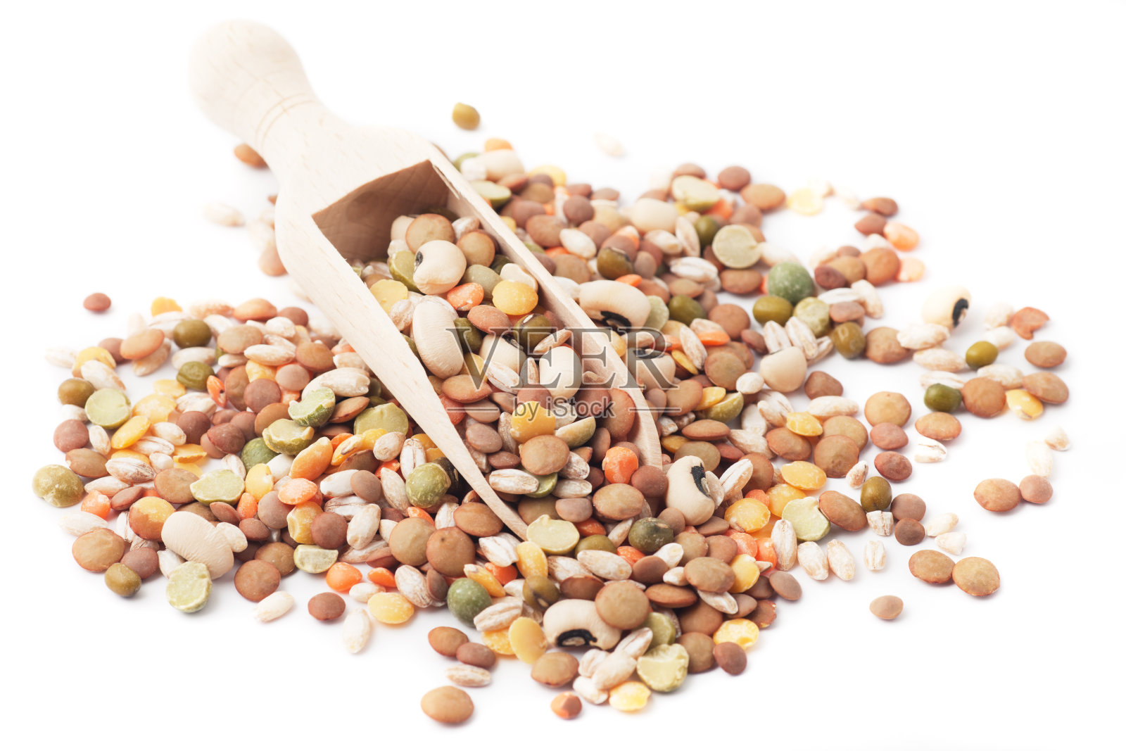 意大利蔬菜浓汤,由豆子,农作物和扁豆混合而成照片摄影图片