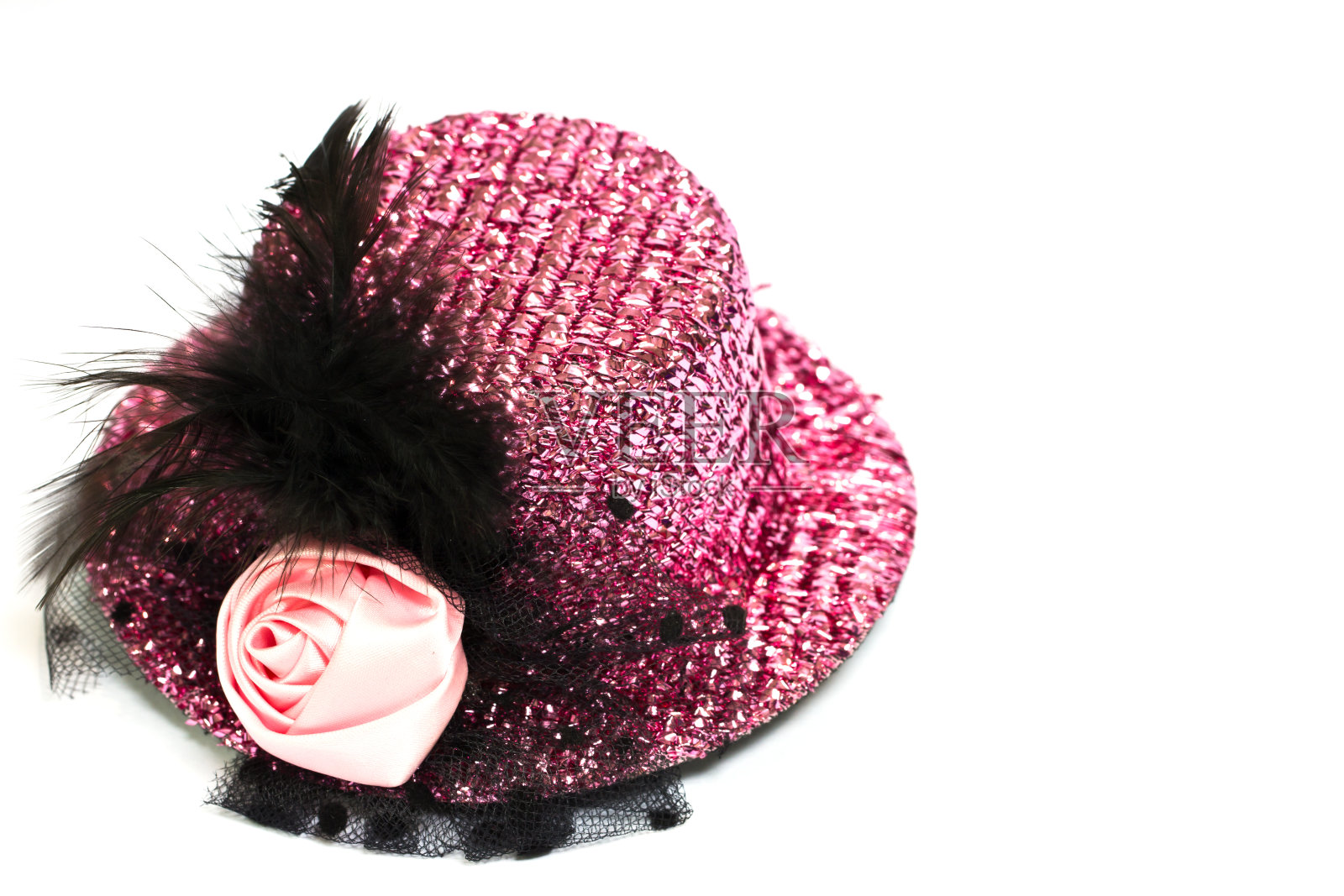 白色背景上的帽子照片摄影图片