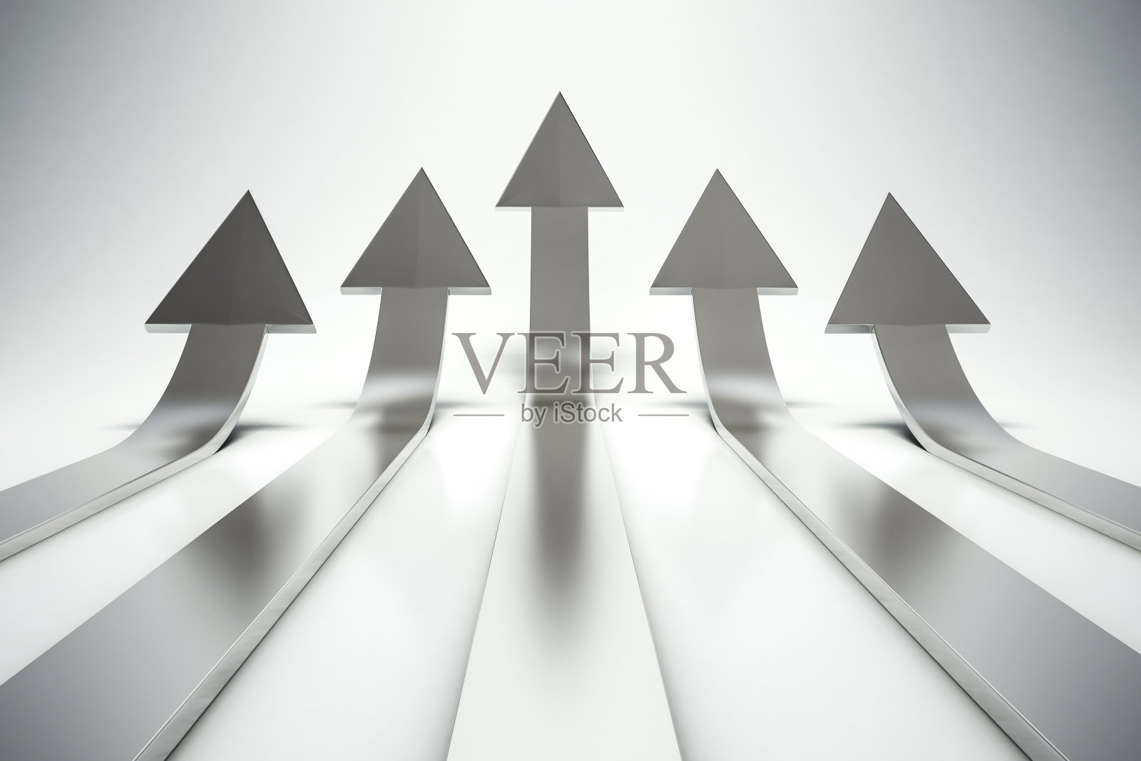 3d向上的箭头照片摄影图片