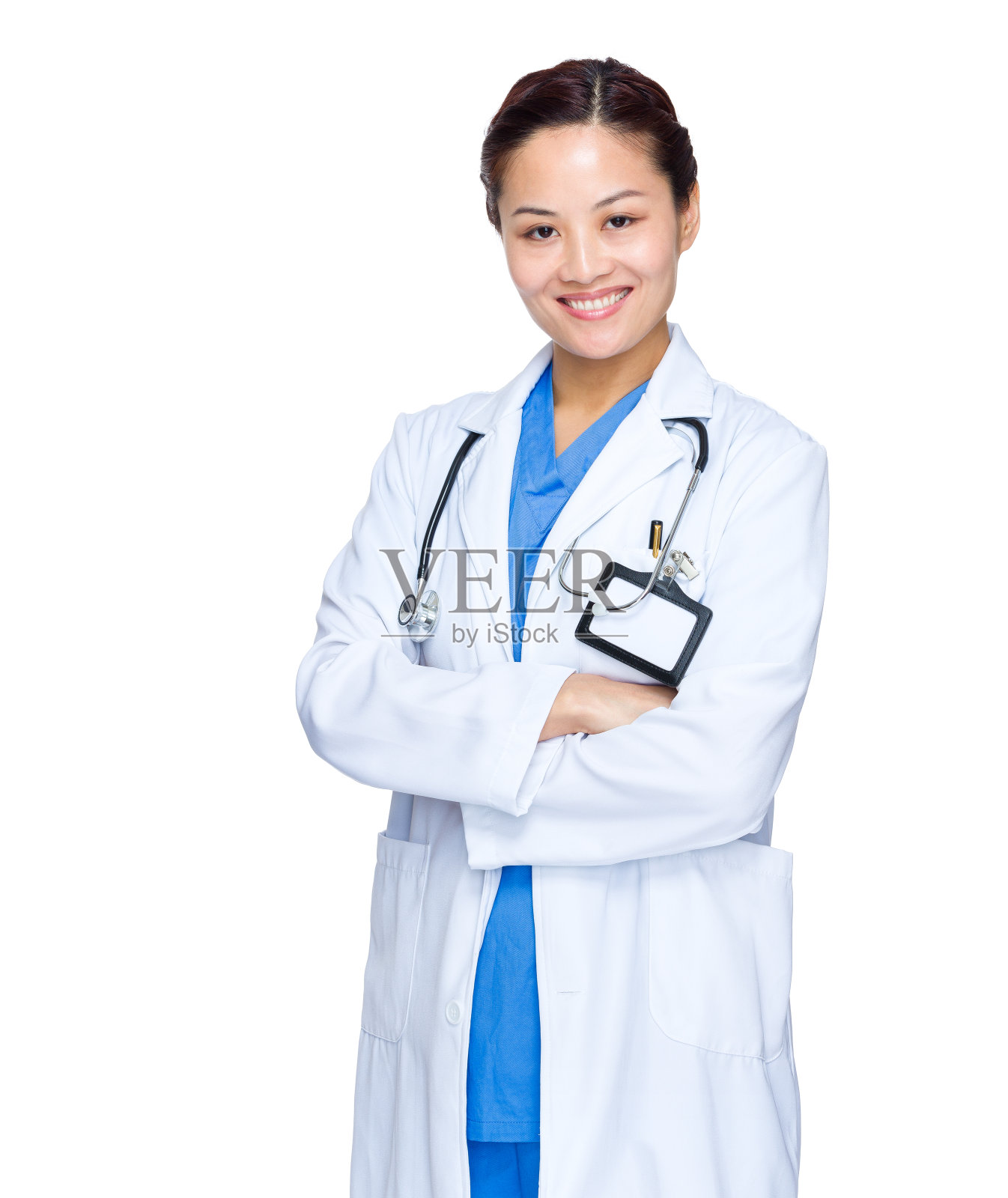 一个女医生的肖像照片摄影图片