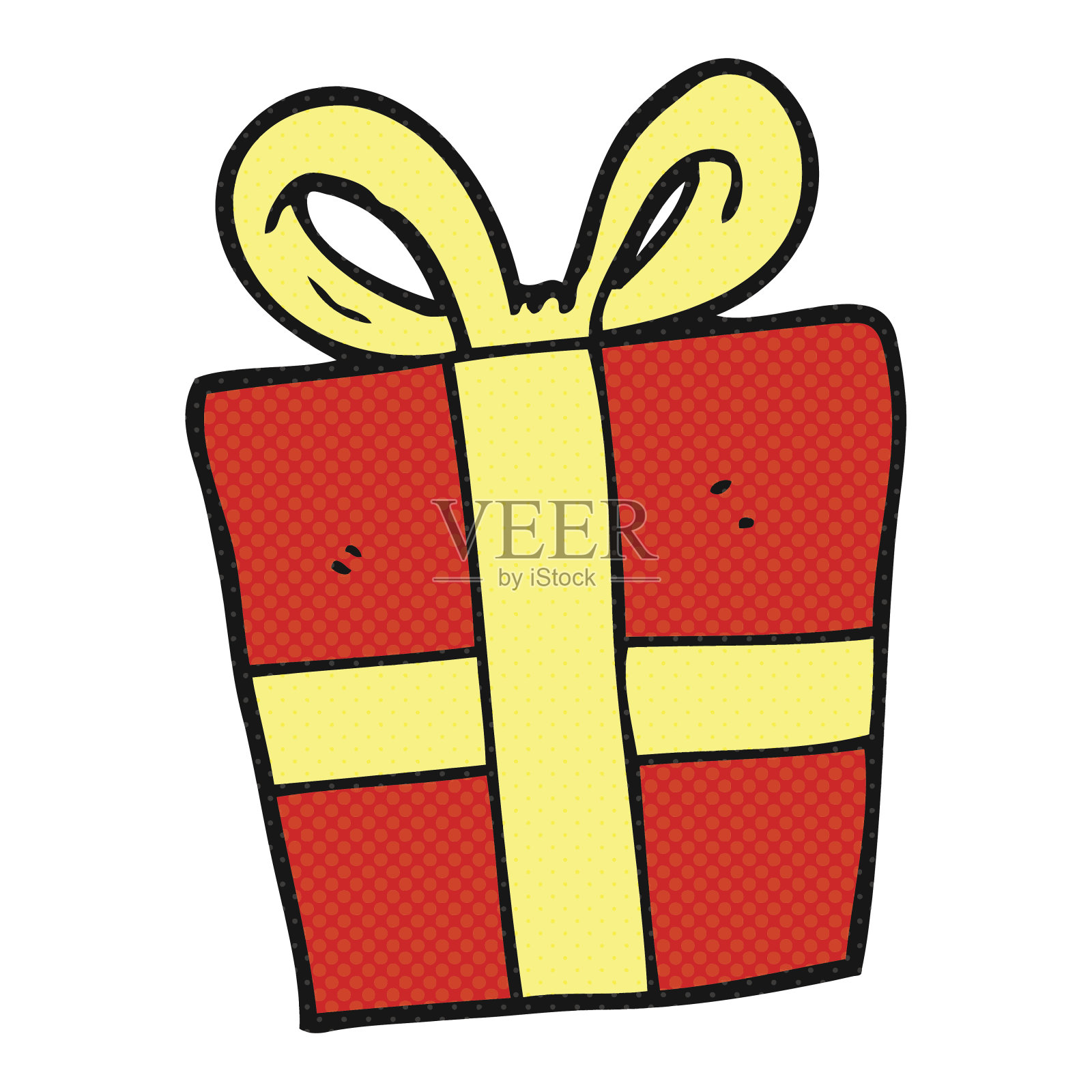 卡通圣诞礼物插画图片素材