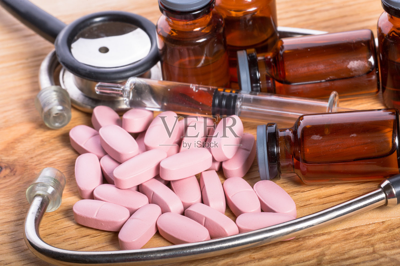 保健和药瓶照片摄影图片