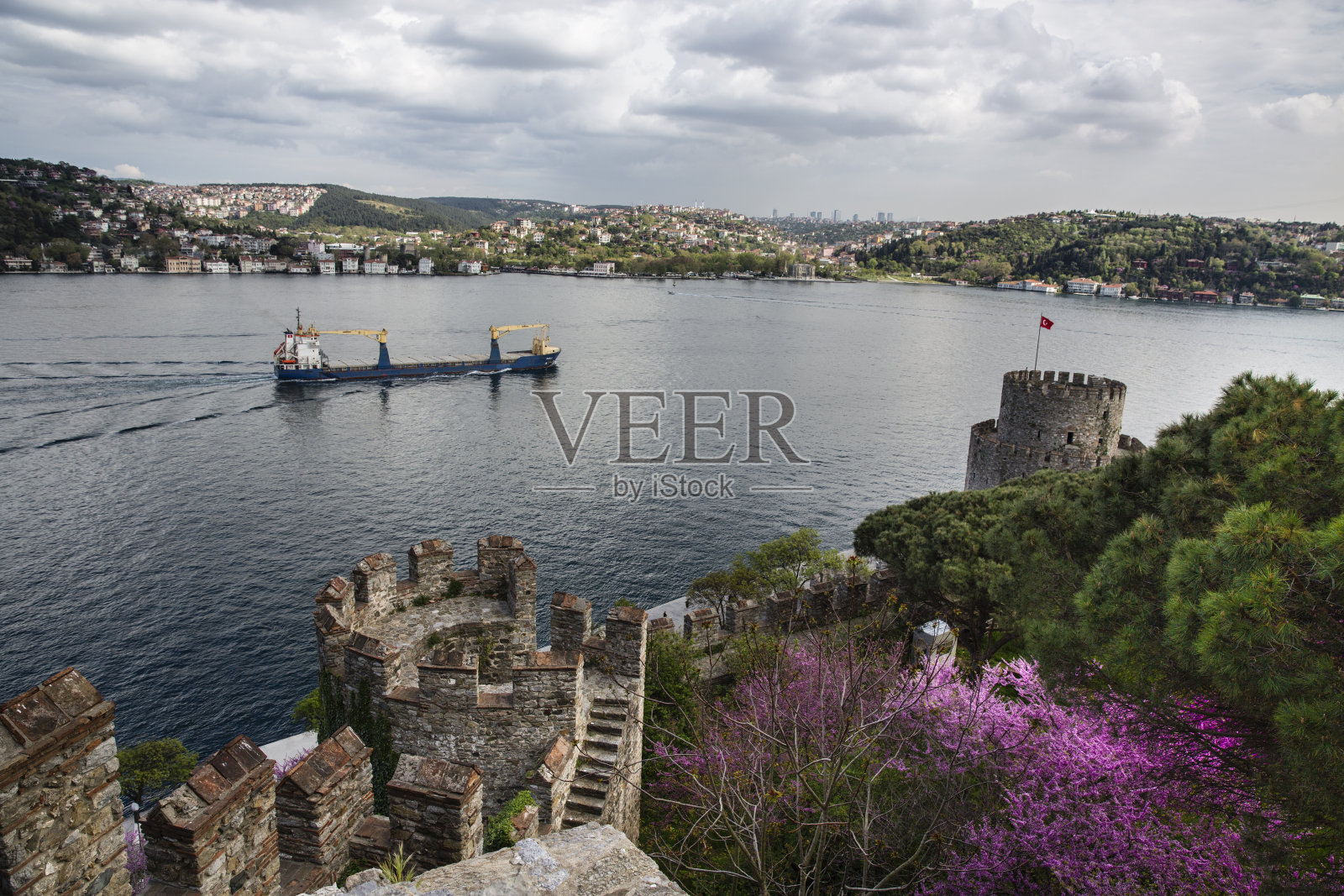 伊斯坦布尔,鲁梅利城堡照片摄影图片