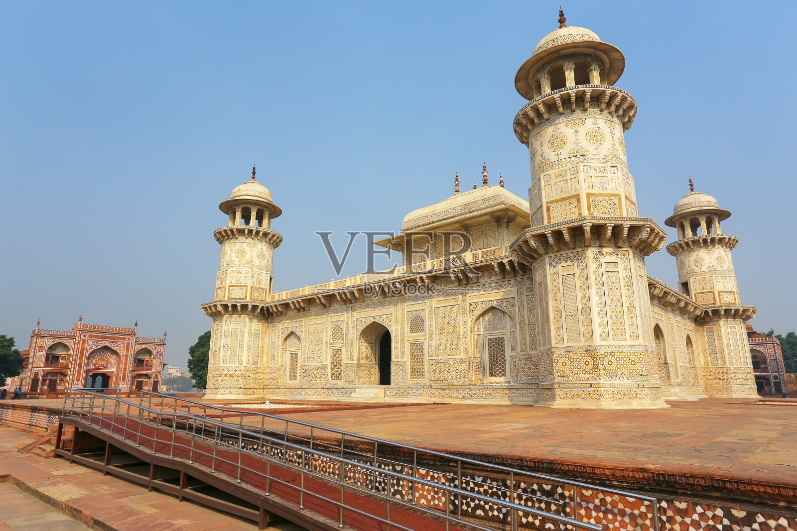 印度北方邦阿格拉的伊提玛德-杜拉墓照片摄影图片