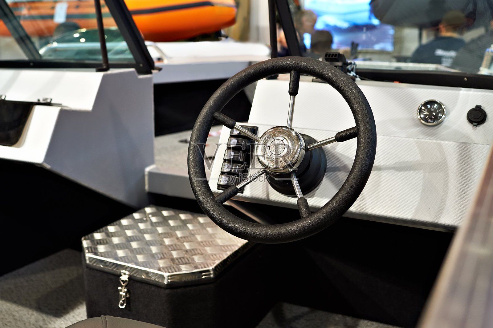 渔船舵轮照片摄影图片