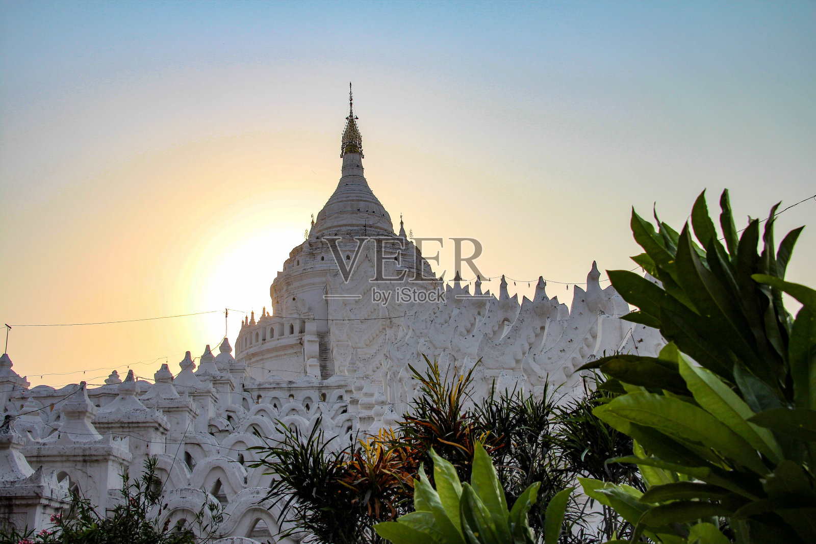 辛碧美宝塔,缅甸明云照片摄影图片