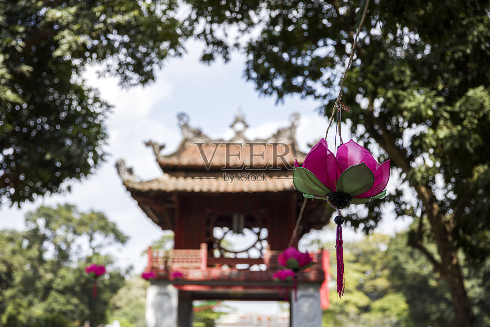 越南河内的文庙照片摄影图片