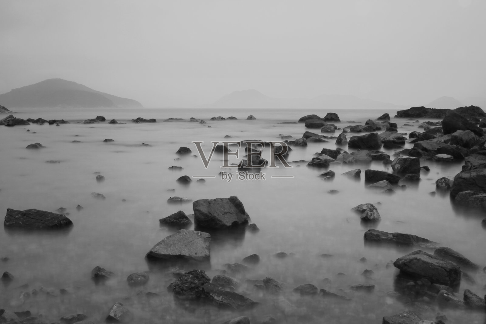 2011年在牛尾港长期曝光照片摄影图片