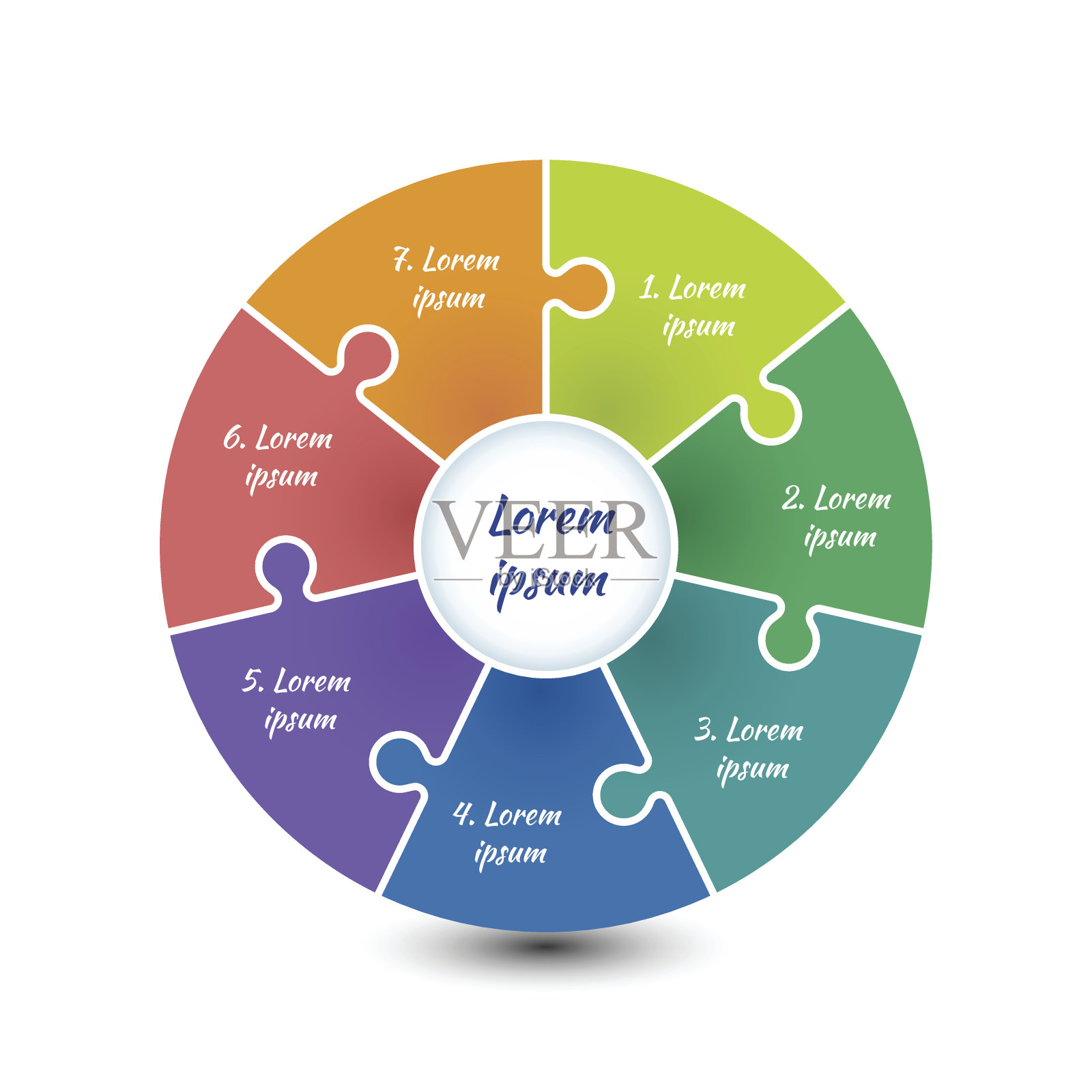 圆图模板插画图片素材