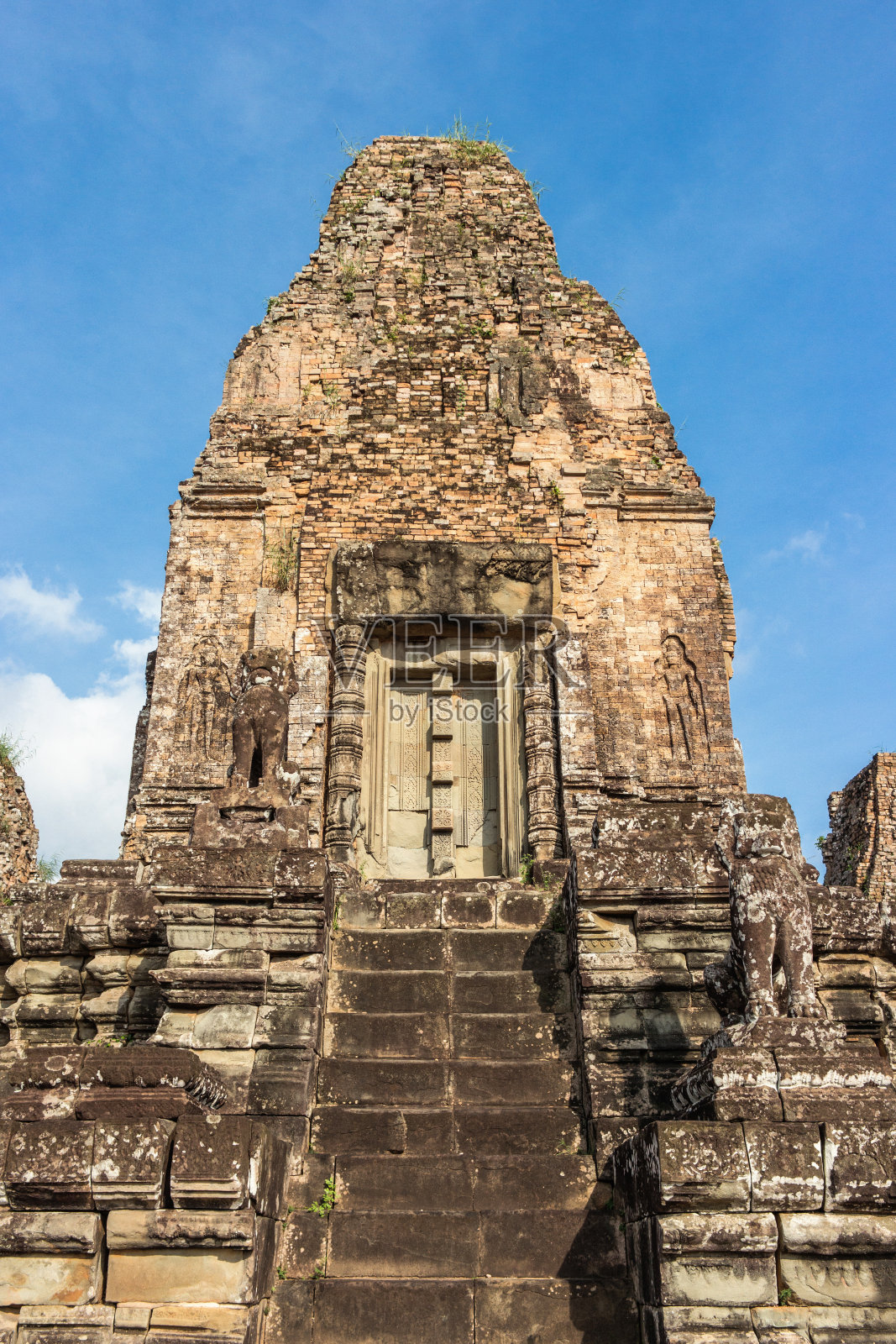 柬埔寨暹粒的prerup神庙照片摄影图片