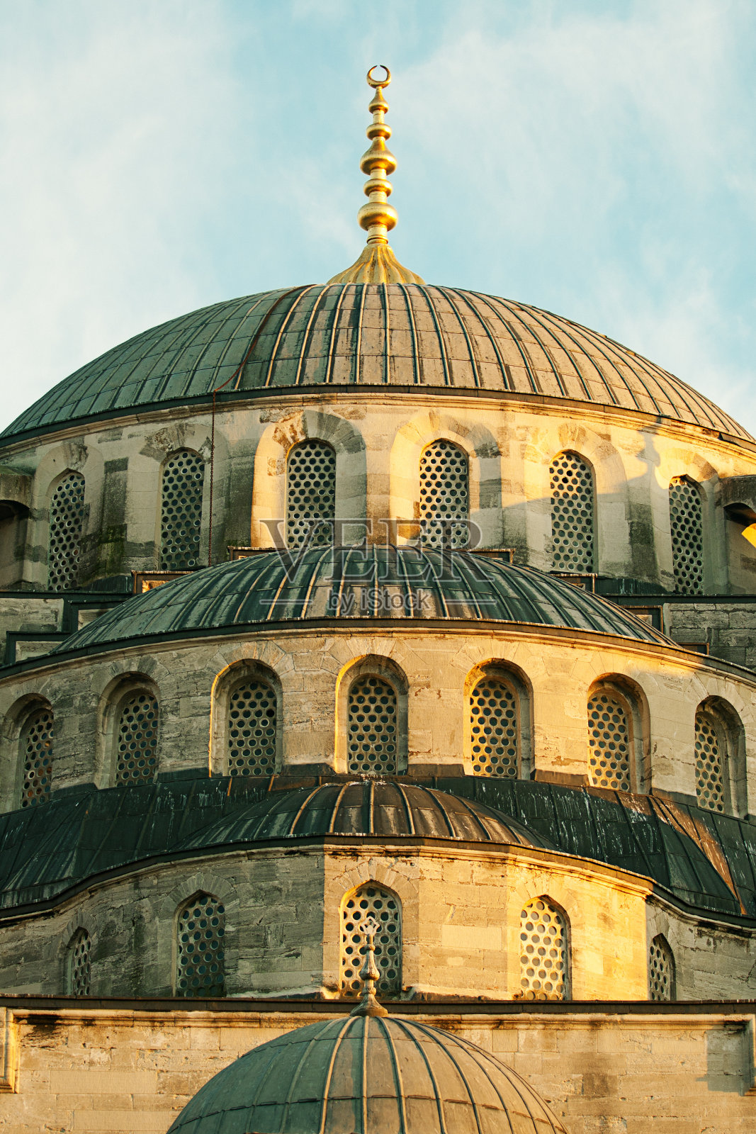 蓝色清真寺照片摄影图片