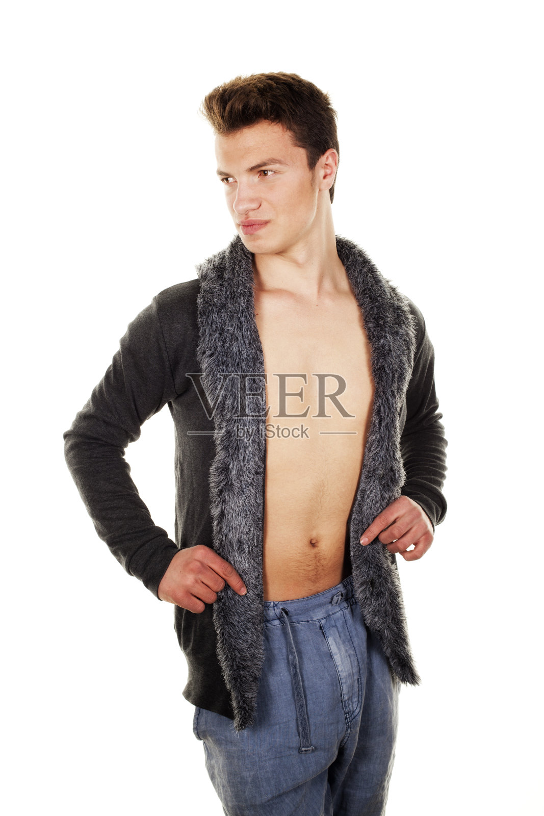 性感的男模照片摄影图片