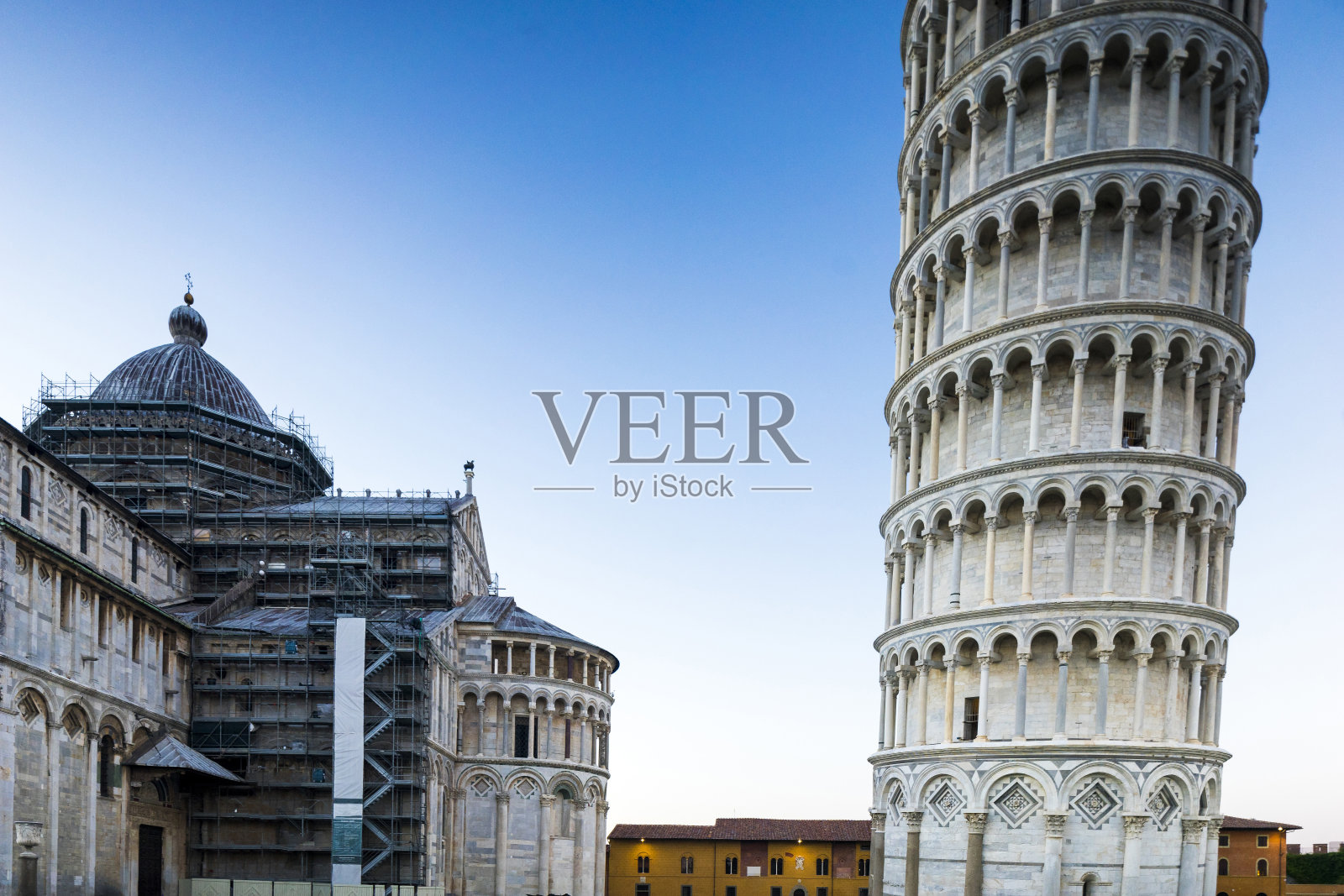 意大利,大教堂,比萨浸信会塔和米拉宫广场照片摄影图片