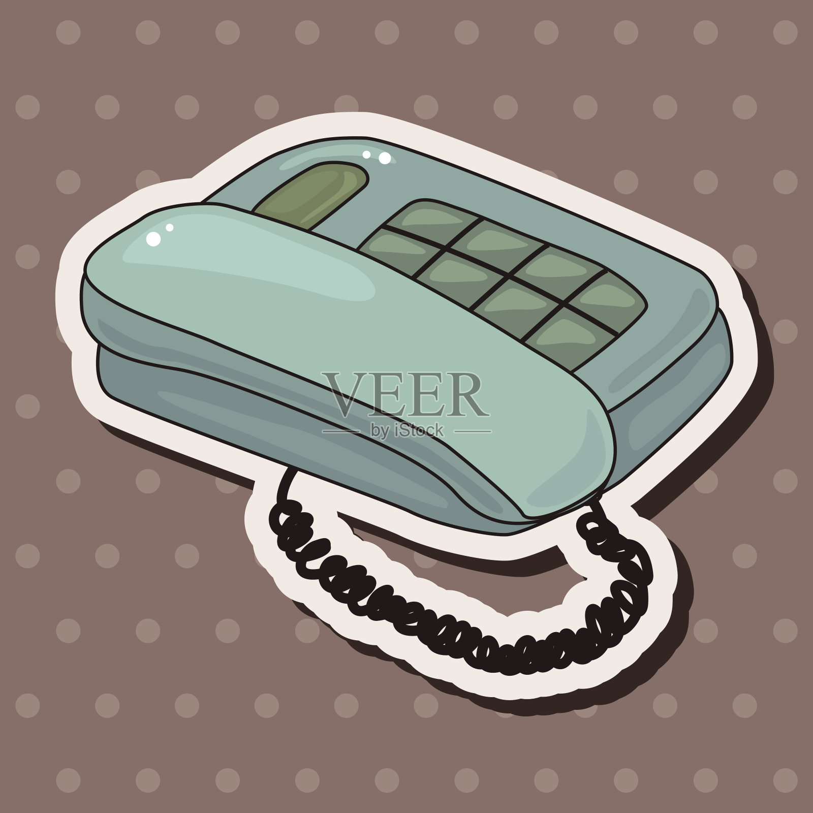 电话的主题元素插画图片素材