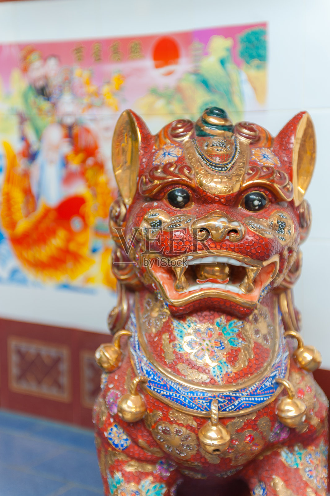 中国清代麒麟寺照片摄影图片