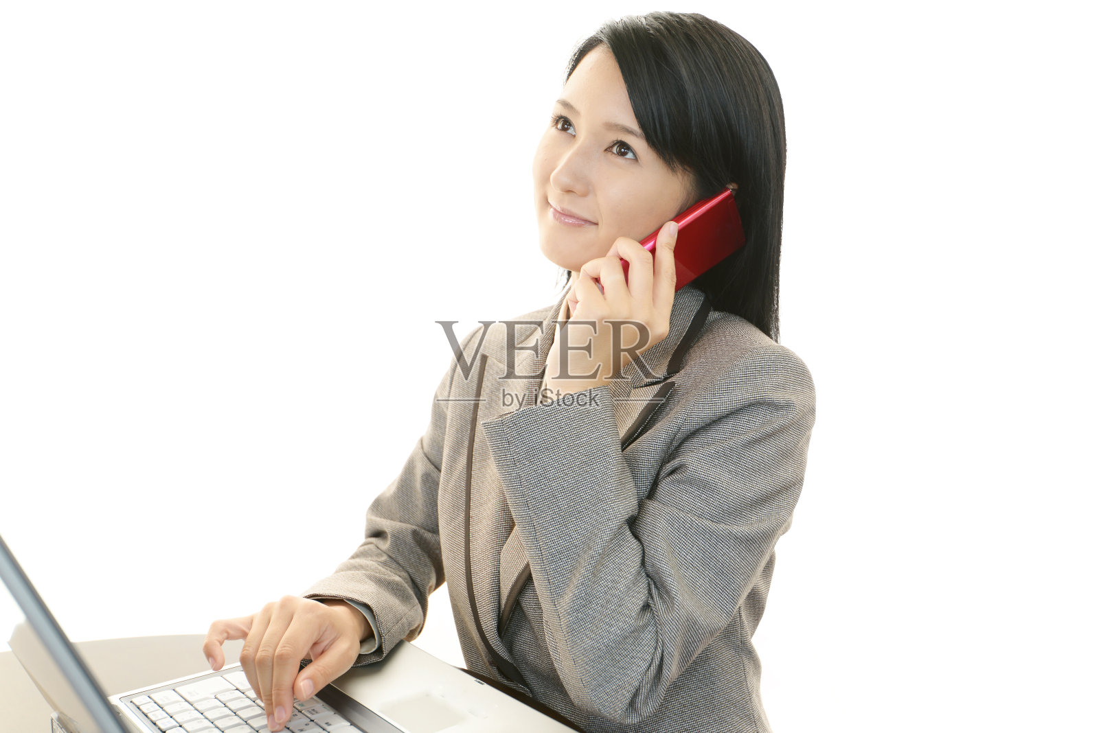 亚洲职业女商人照片摄影图片