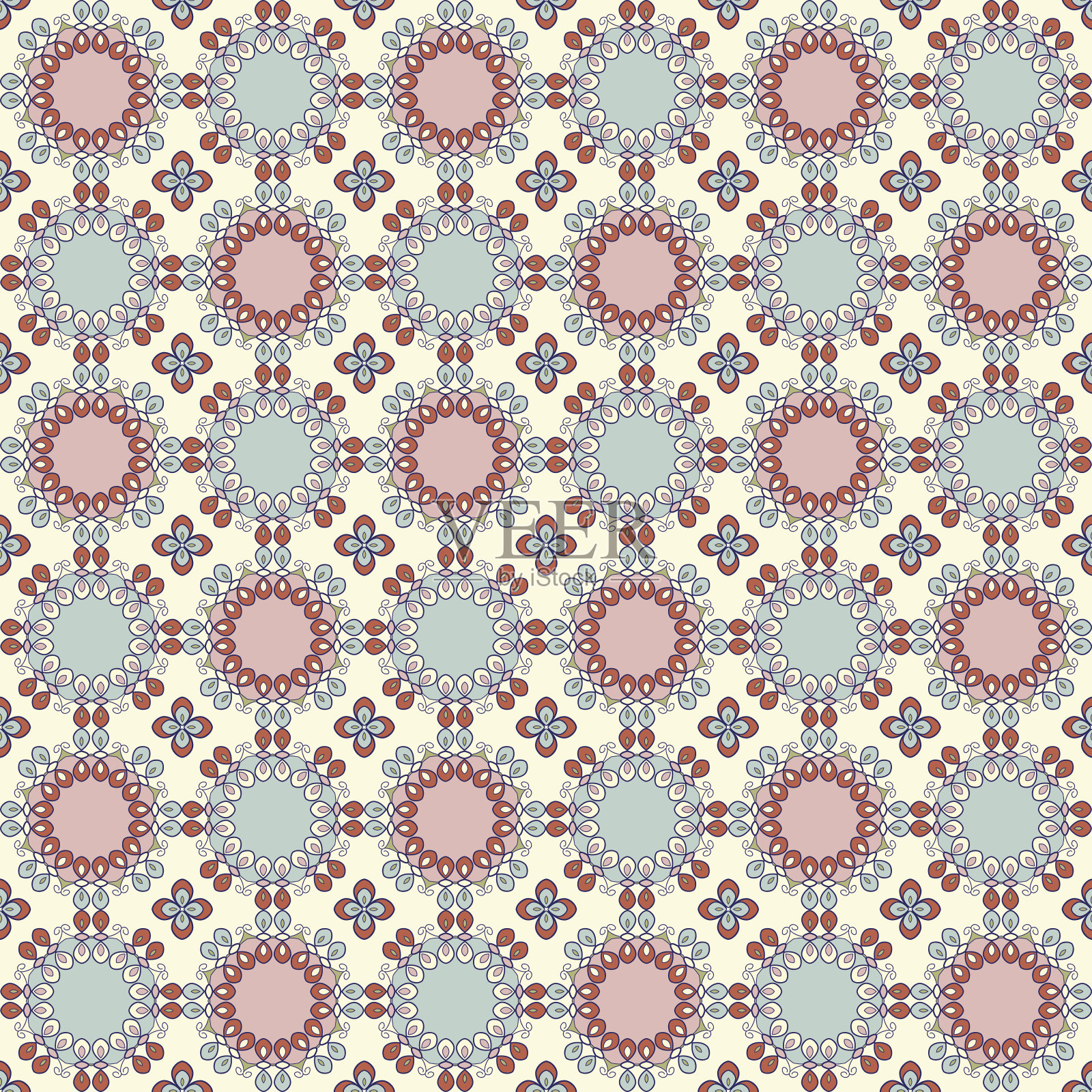 几何无缝模式插画图片素材