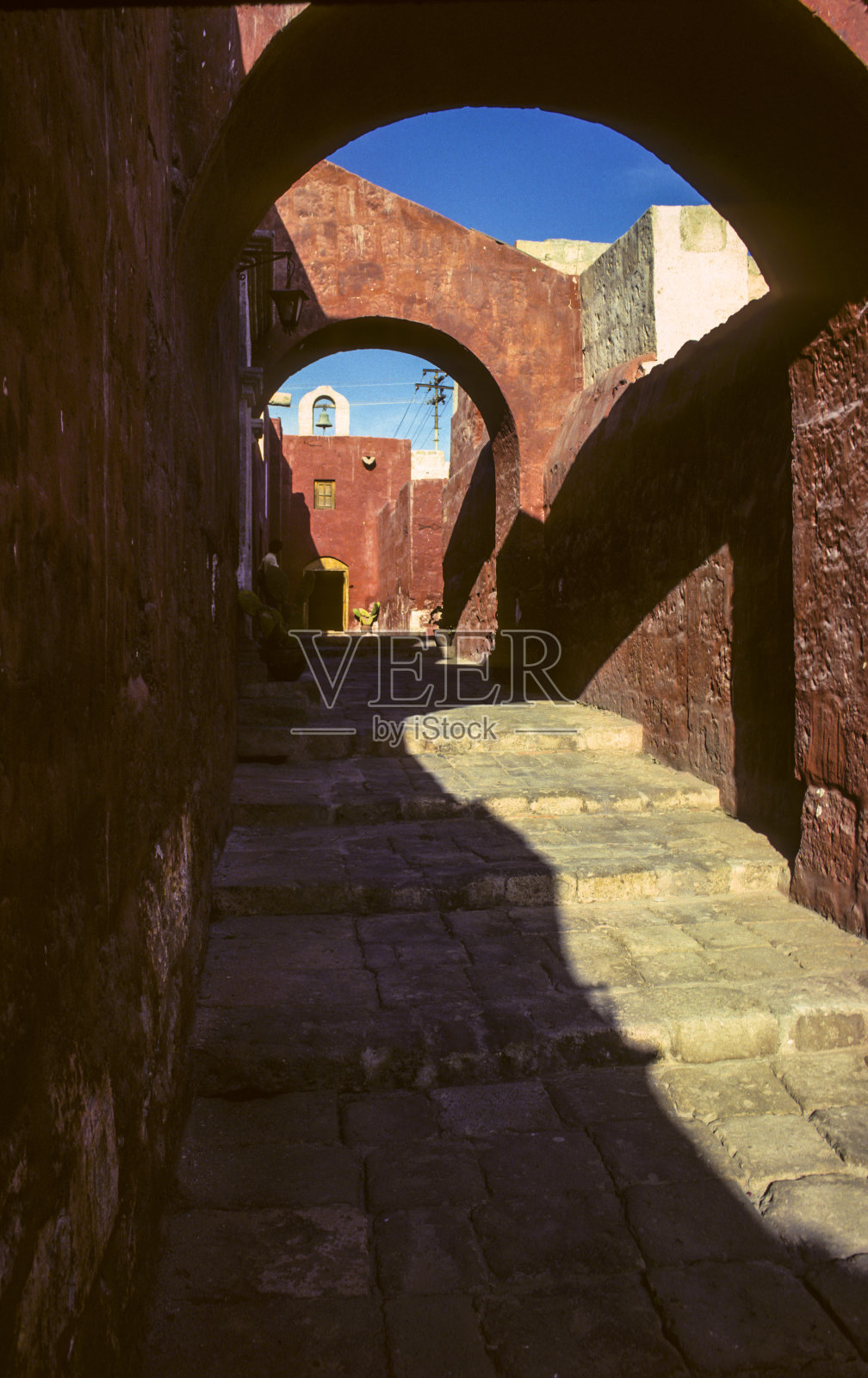 圣卡塔琳娜修道院的小巷照片摄影图片