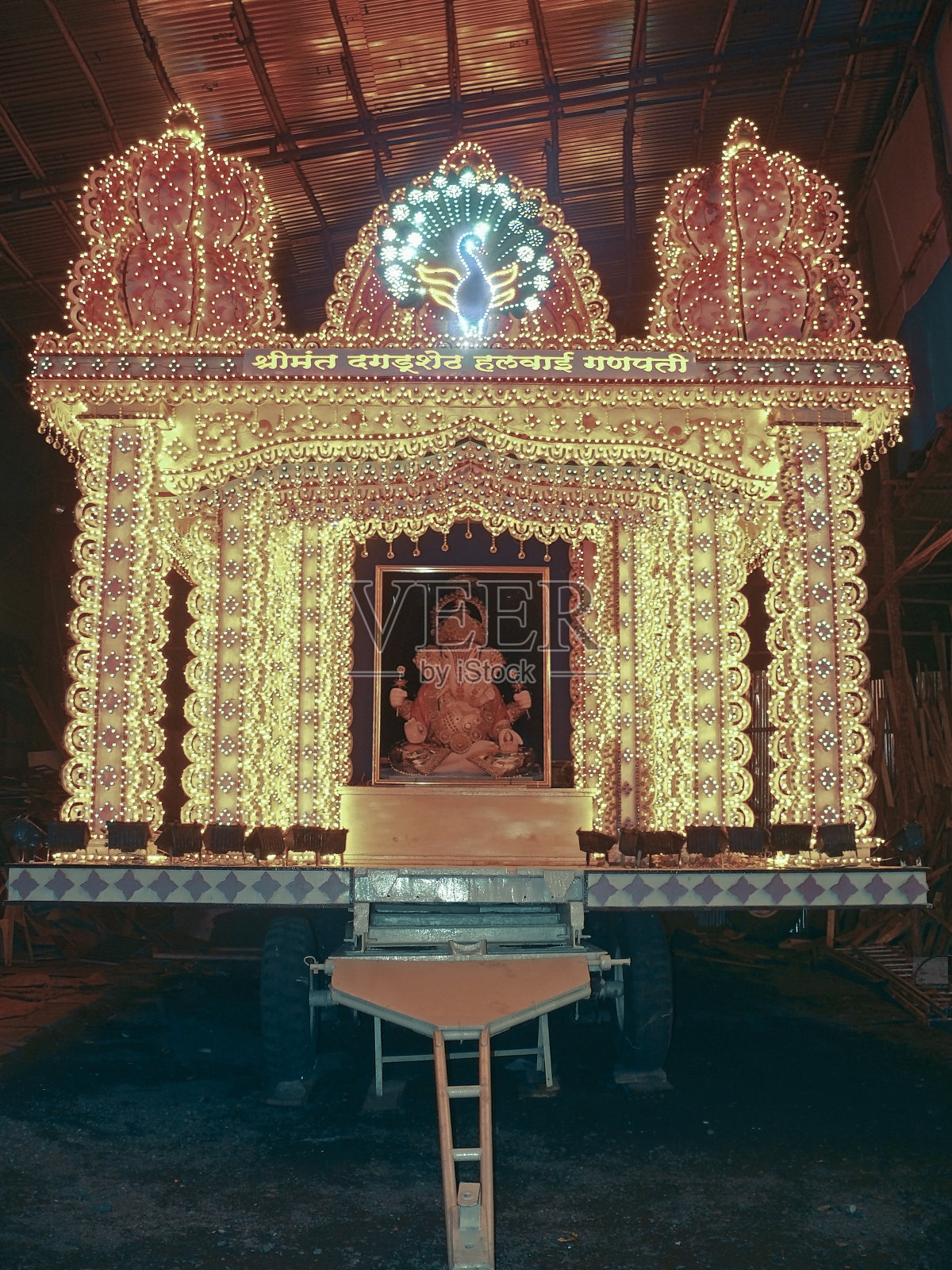 主甘尼沙,甘尼沙节,马哈拉施特拉邦,印度照片摄影图片