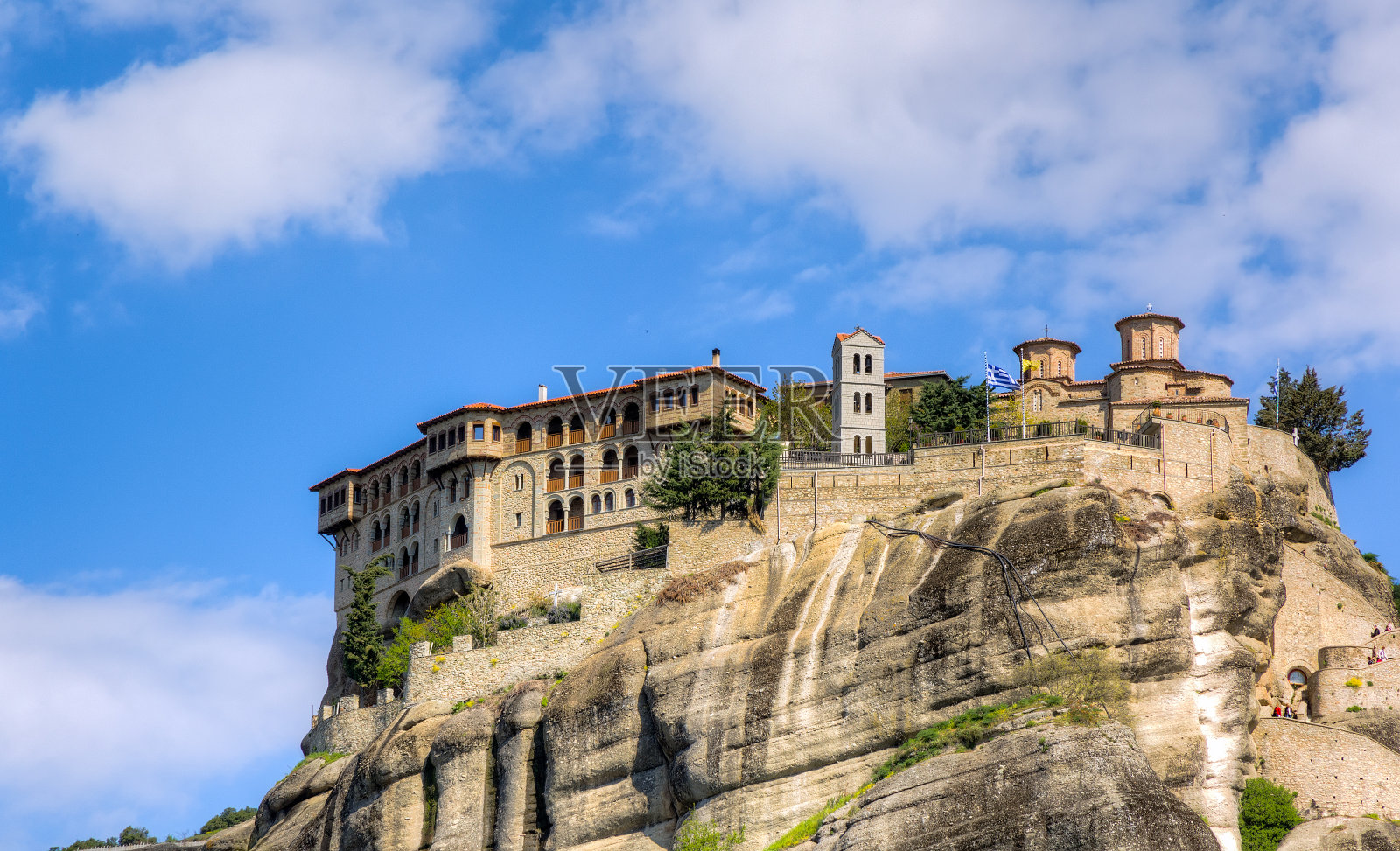 瓦拉姆修道院, 梅泰拉, 希腊照片摄影图片