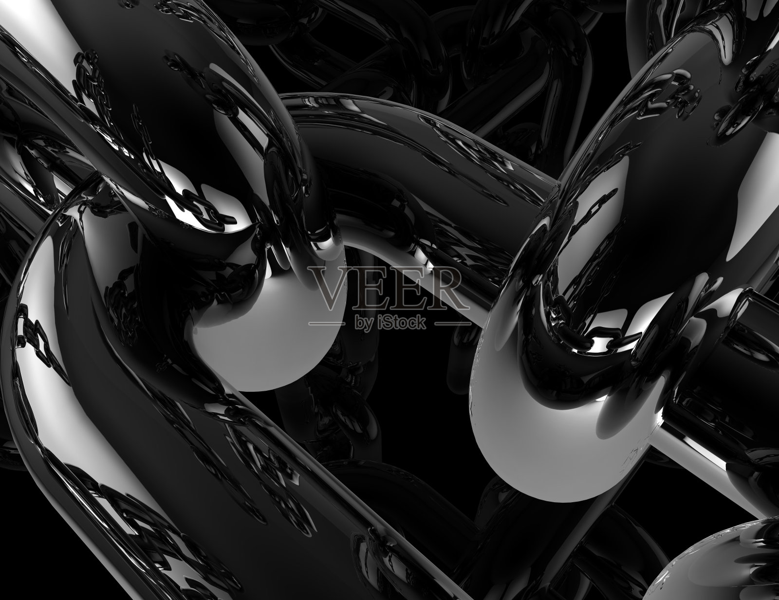 背景黑链照片摄影图片