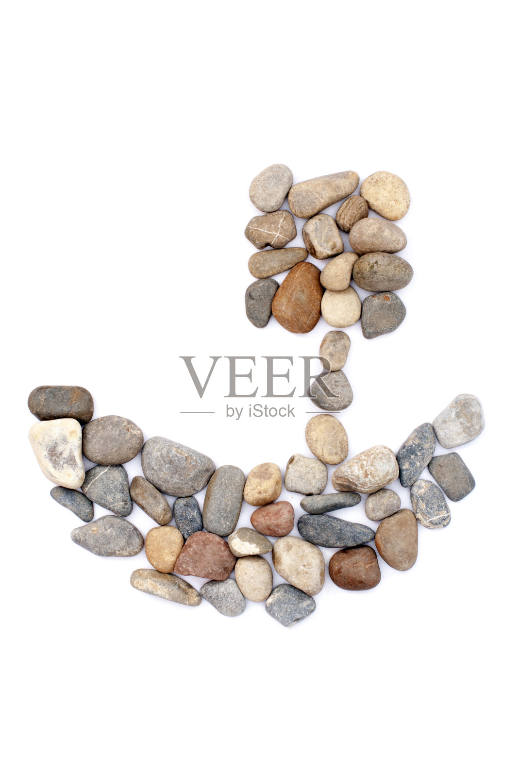 从鹅卵石上看出来照片摄影图片