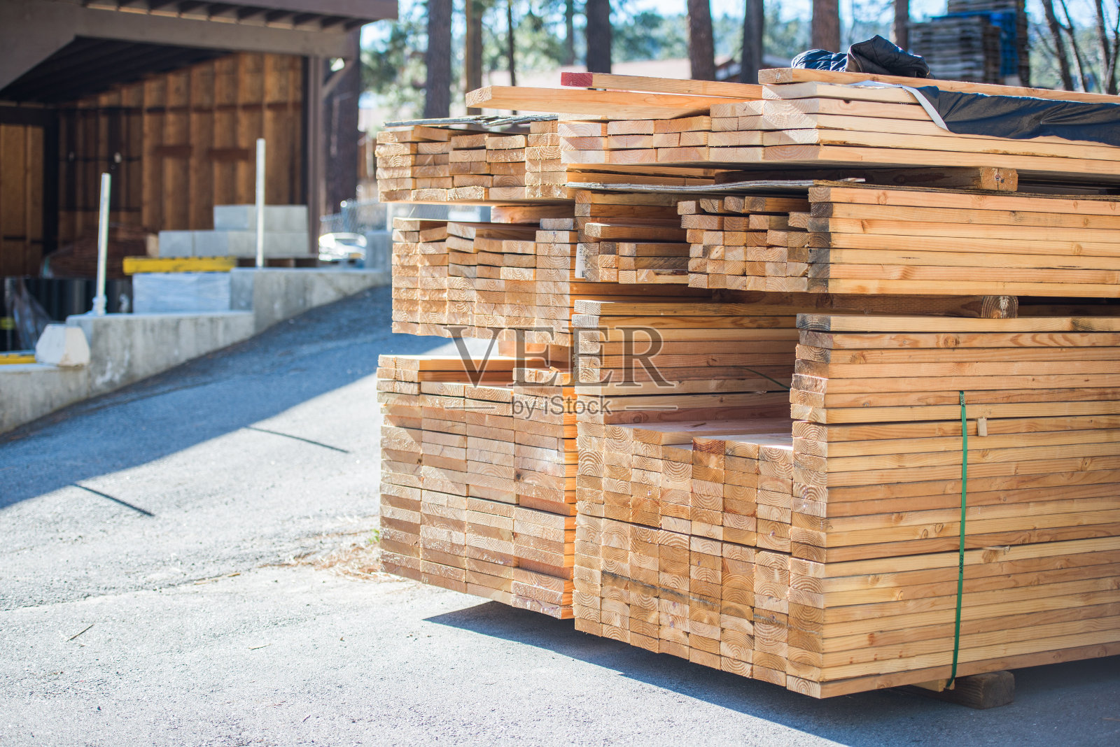 销售木堆照片摄影图片