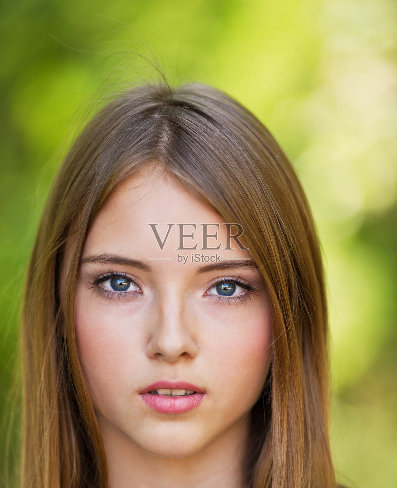 一个女孩的肖像照片摄影图片