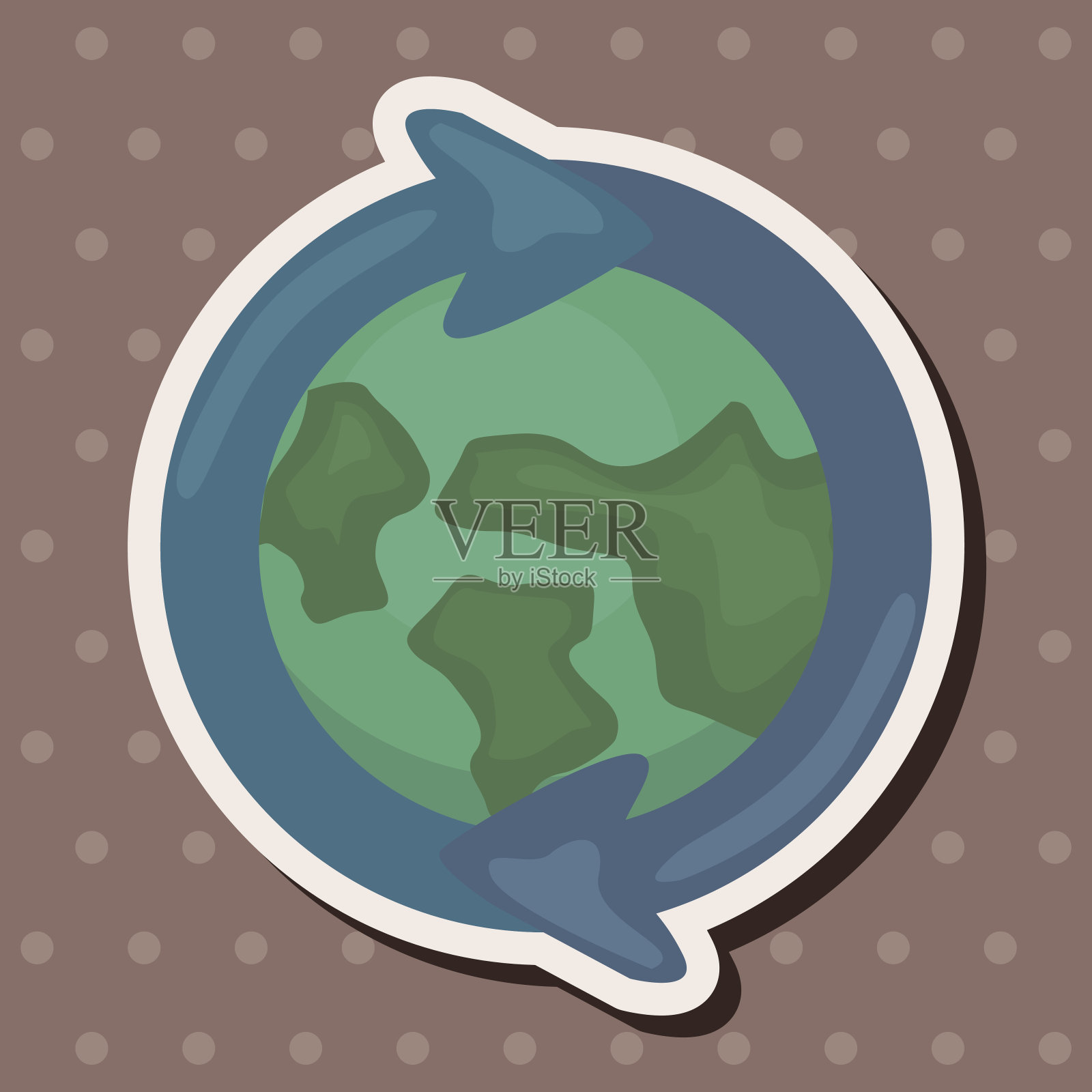 环保理念主题元素;保护我们的env插画图片素材