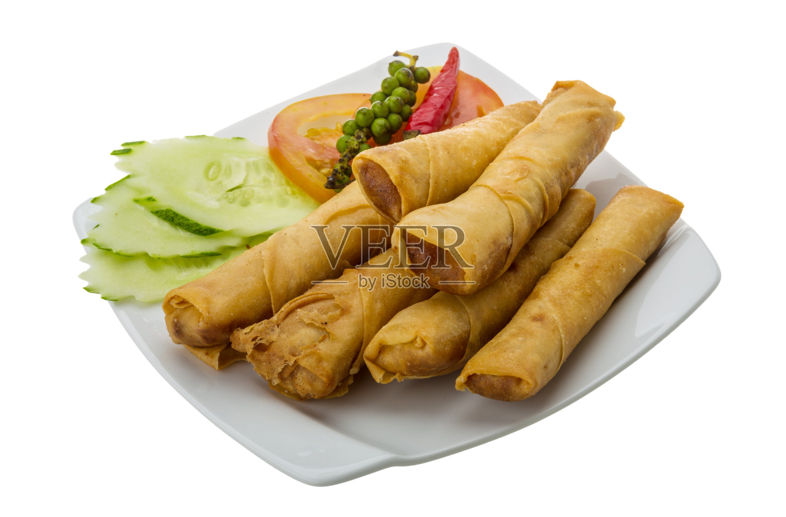 春卷照片摄影图片