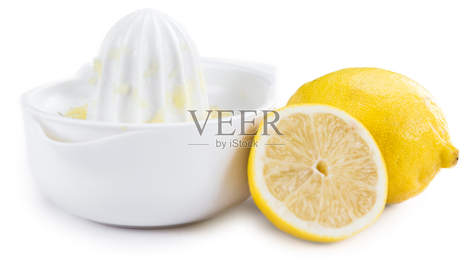 柠檬汁孤立在白色照片摄影图片