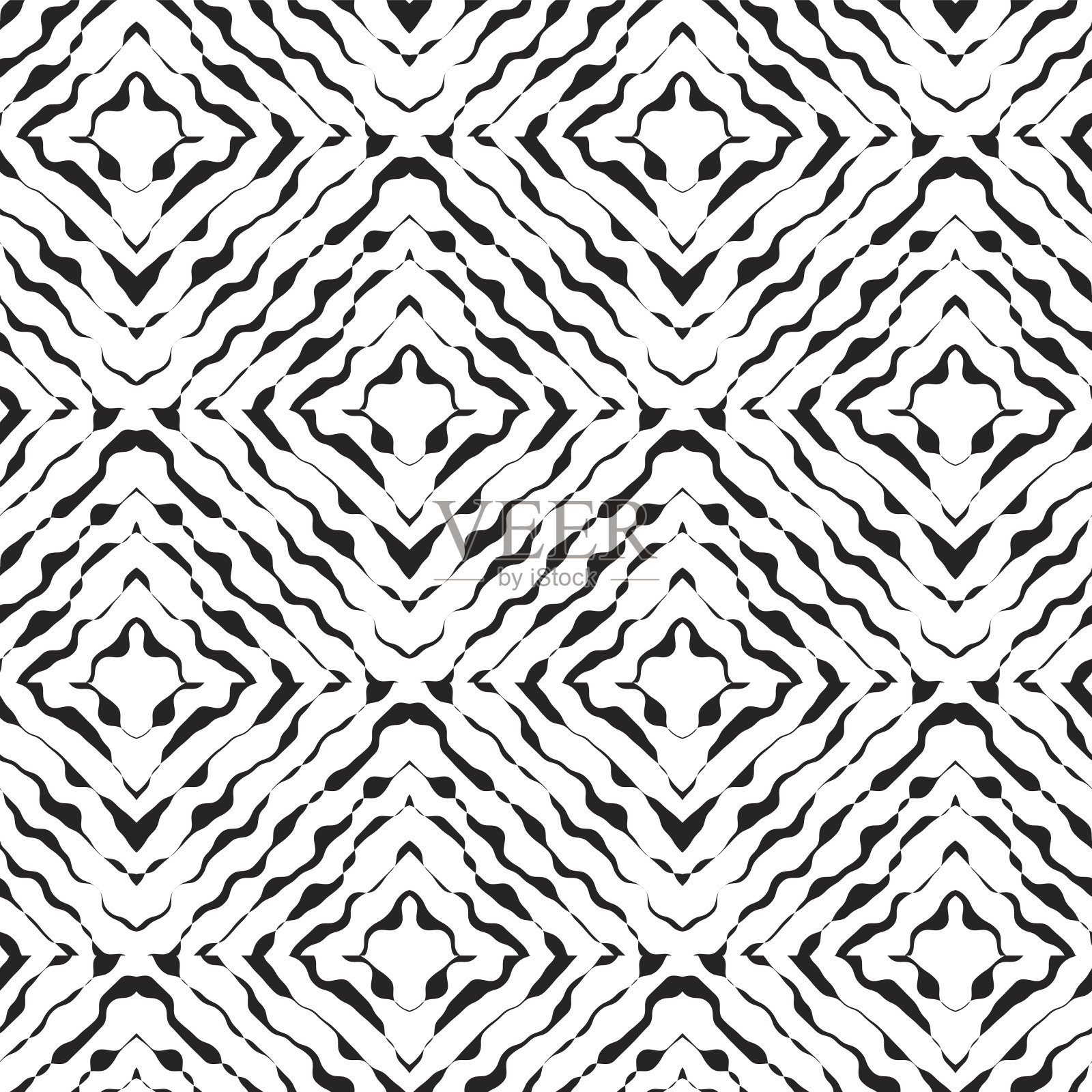 民族波西米亚无缝模式。复古的图案。矢量插图。纺织融洽。插画图片素材