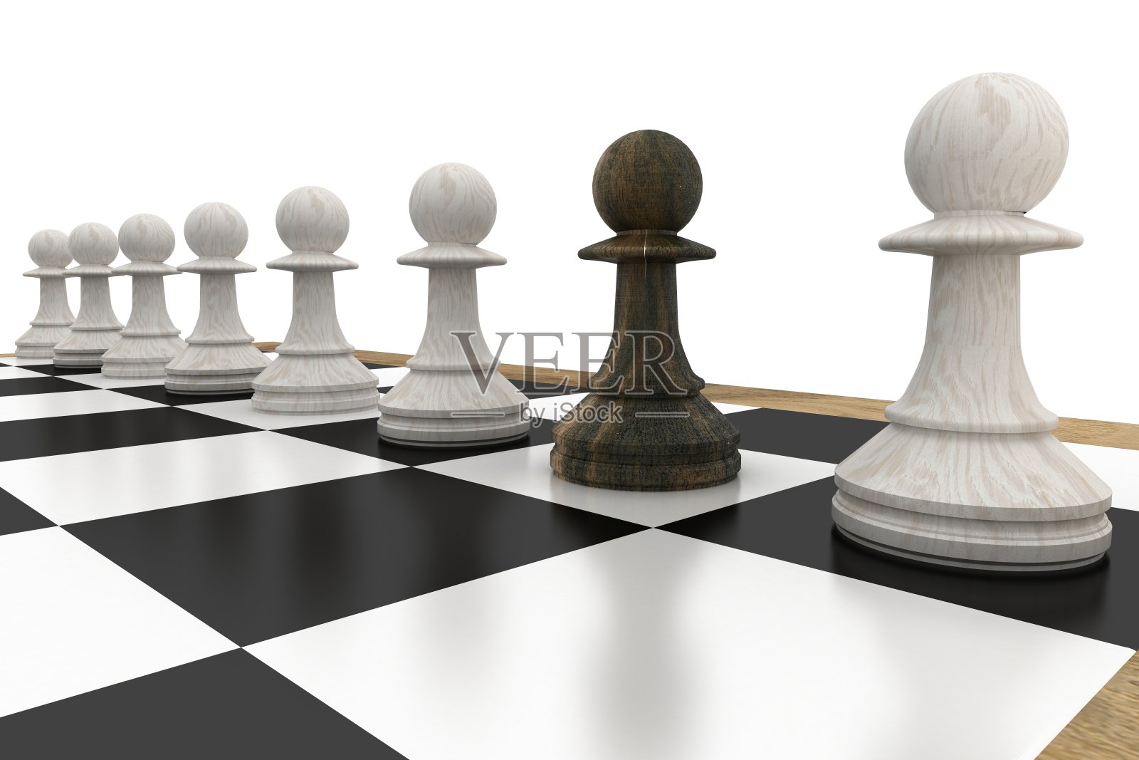 黑卒叛变到白方照片摄影图片