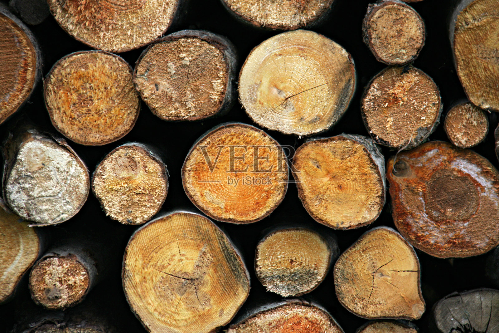 堆叠的日志照片摄影图片