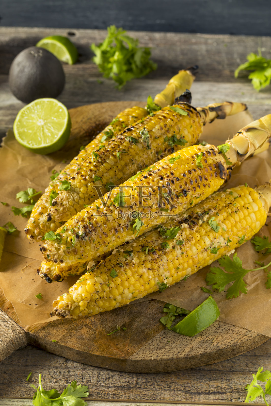 自制墨西哥街头烤玉米照片摄影图片