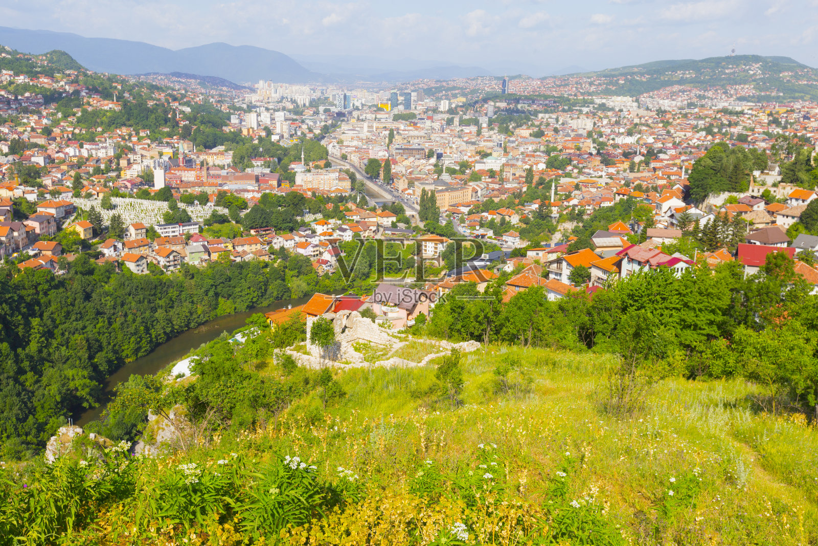 萨拉热窝,波斯尼亚和黑塞哥维那-风景照片摄影图片