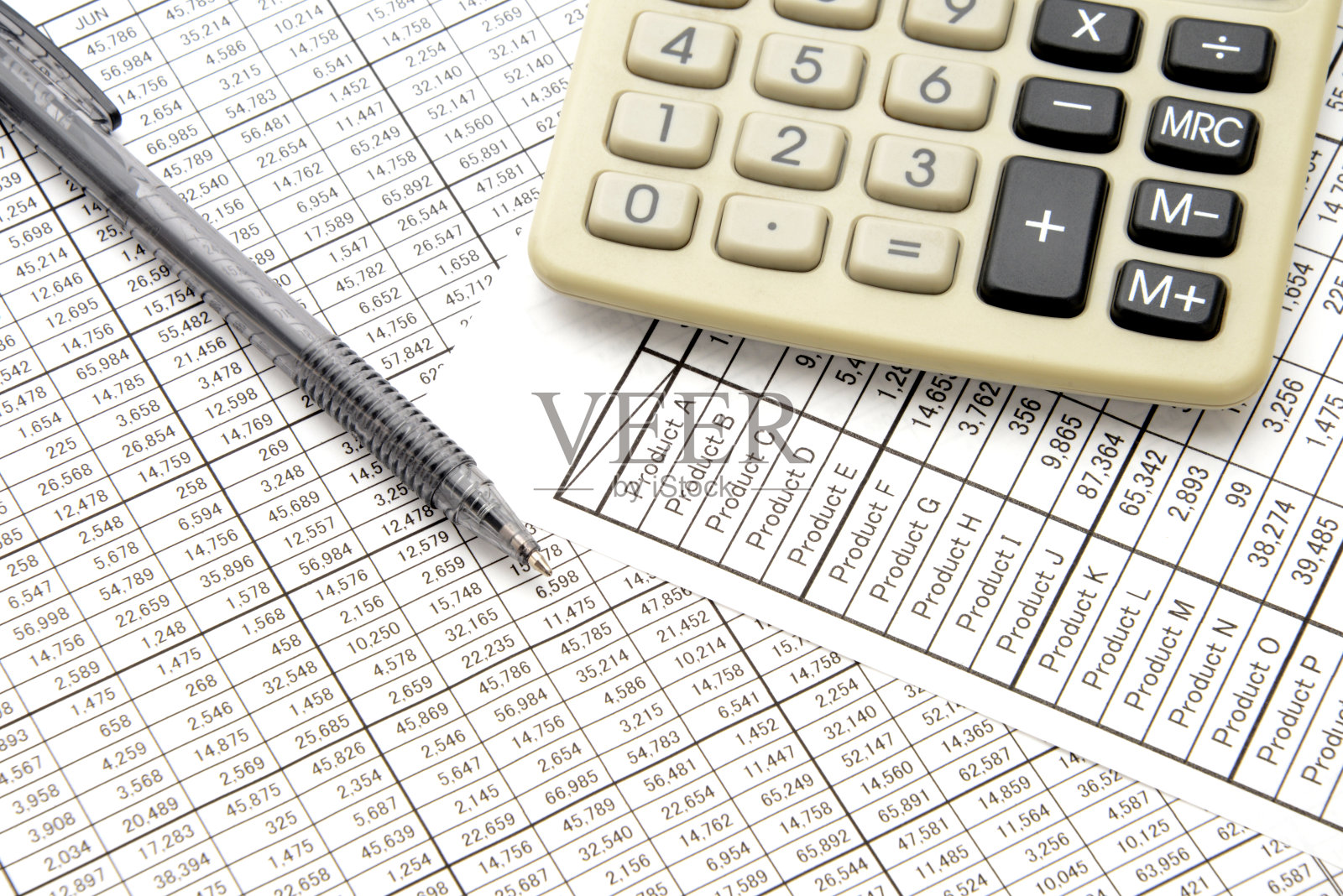 业务图表上的业务项目照片摄影图片