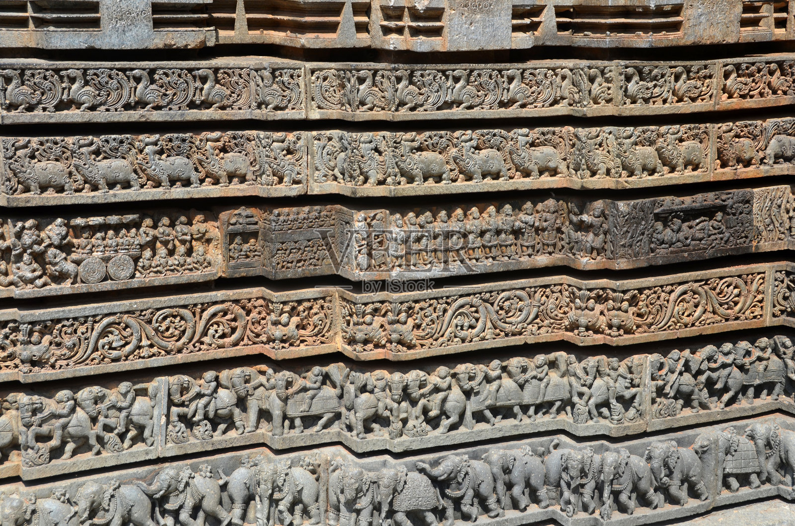 索马纳塔普拉的凯沙瓦神庙照片摄影图片