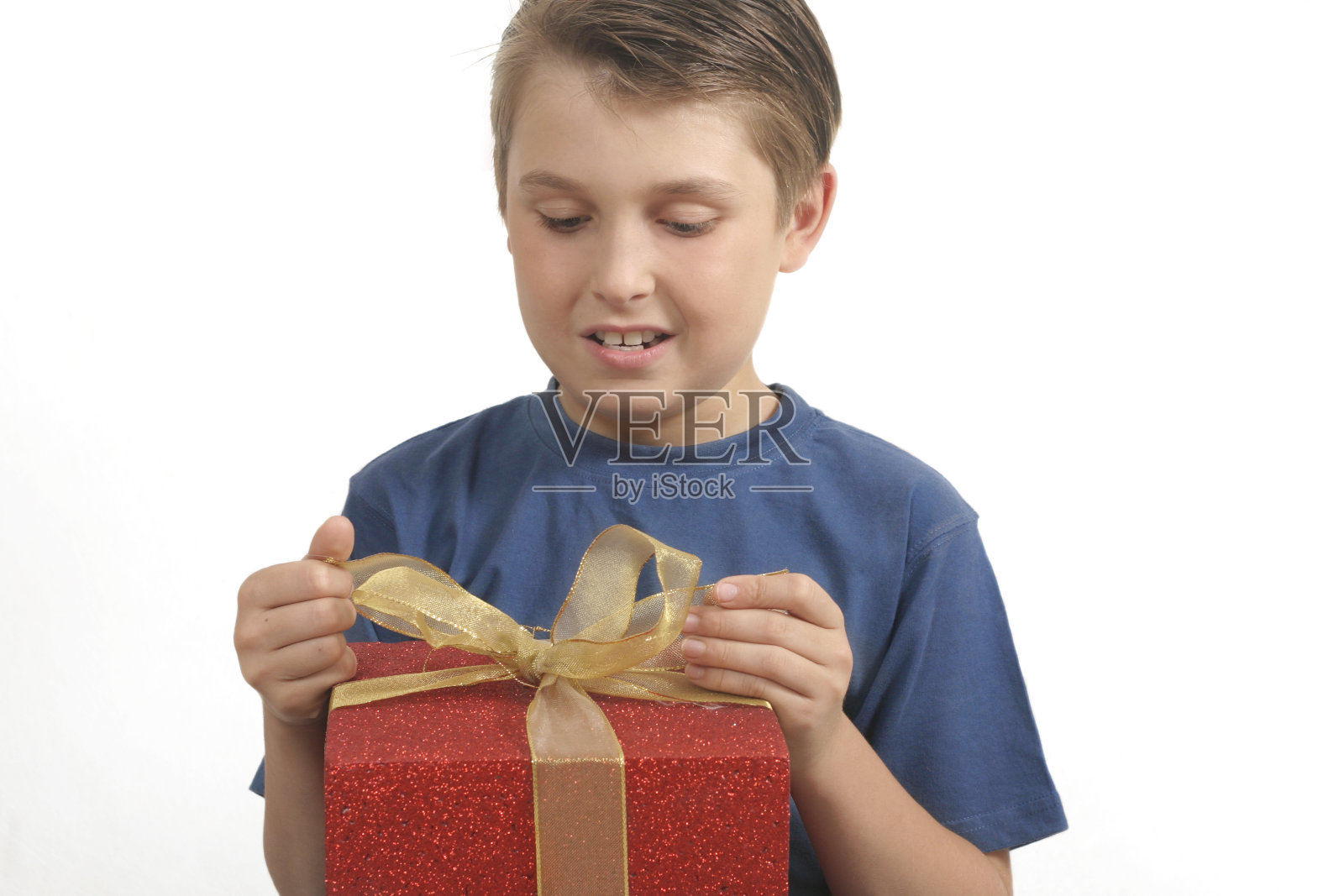 打开或包装礼物照片摄影图片